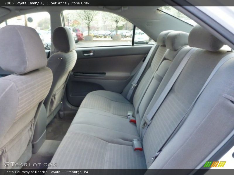 Super White / Stone Gray 2006 Toyota Camry LE