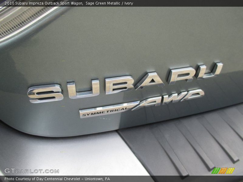 Sage Green Metallic / Ivory 2010 Subaru Impreza Outback Sport Wagon