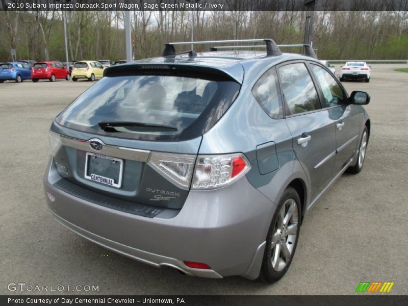 Sage Green Metallic / Ivory 2010 Subaru Impreza Outback Sport Wagon