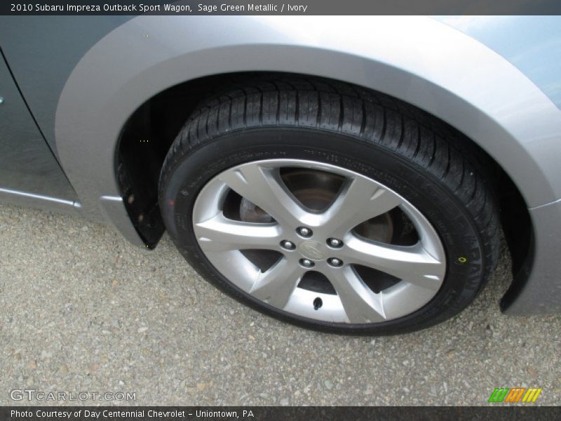 Sage Green Metallic / Ivory 2010 Subaru Impreza Outback Sport Wagon
