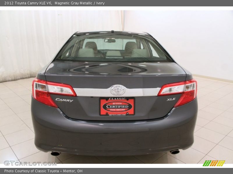 Magnetic Gray Metallic / Ivory 2012 Toyota Camry XLE V6