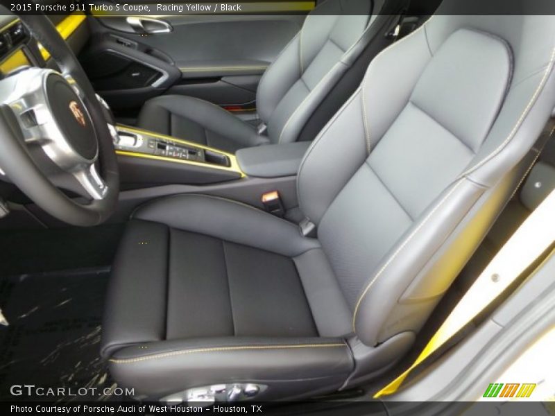 Front Seat of 2015 911 Turbo S Coupe