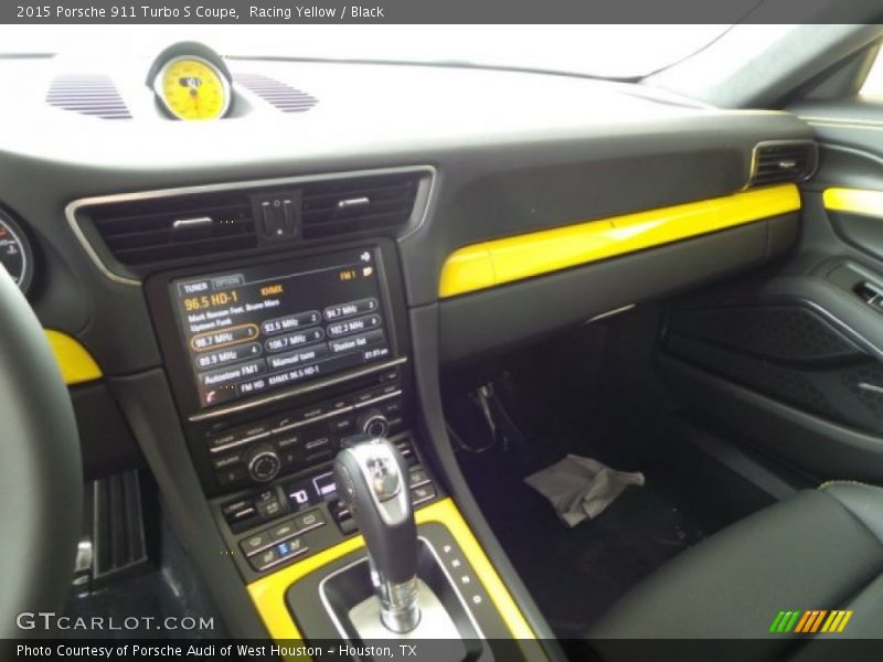 Racing Yellow / Black 2015 Porsche 911 Turbo S Coupe