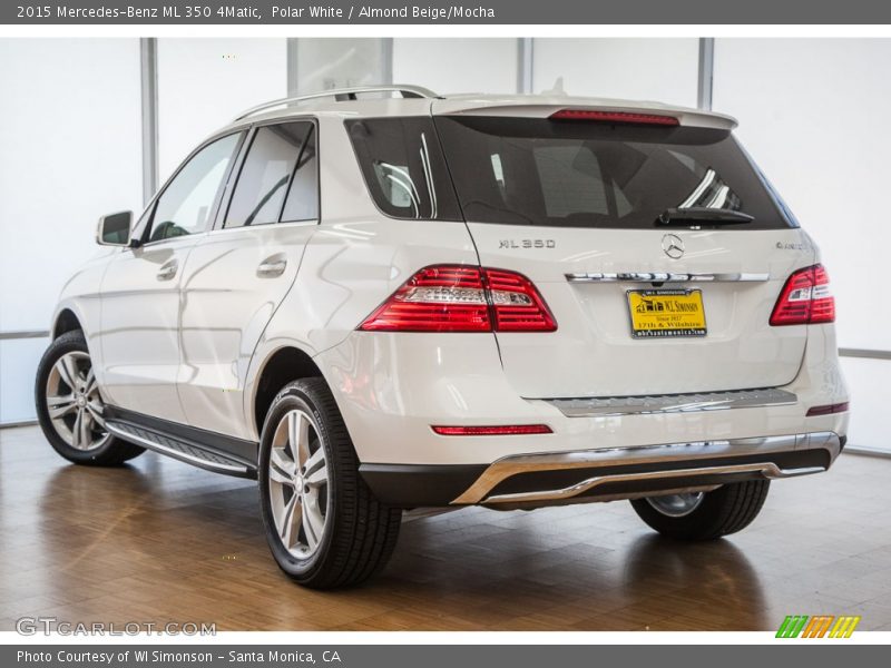 Polar White / Almond Beige/Mocha 2015 Mercedes-Benz ML 350 4Matic