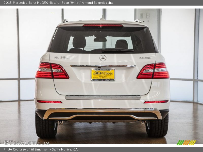Polar White / Almond Beige/Mocha 2015 Mercedes-Benz ML 350 4Matic