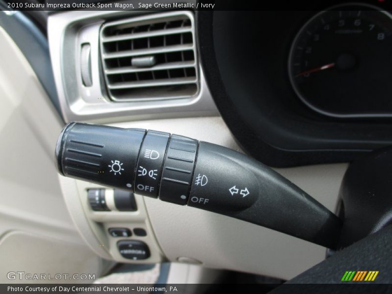Sage Green Metallic / Ivory 2010 Subaru Impreza Outback Sport Wagon