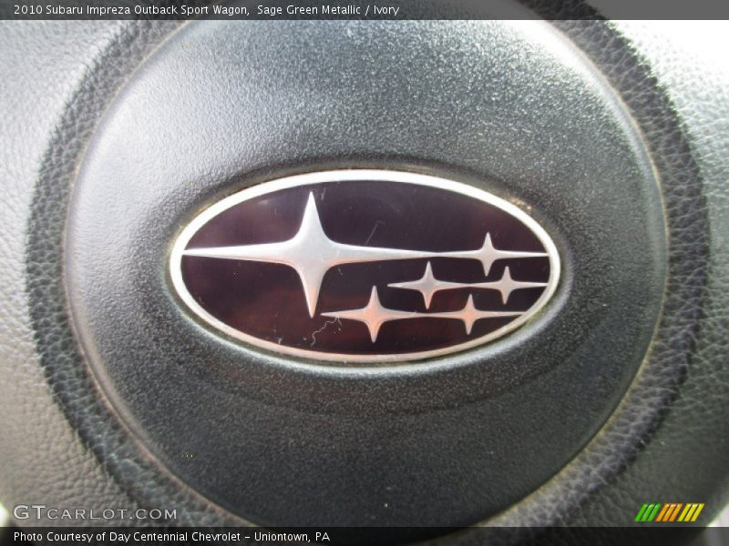 Sage Green Metallic / Ivory 2010 Subaru Impreza Outback Sport Wagon