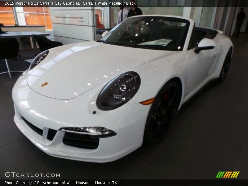 Carrara White Metallic / Black 2015 Porsche 911 Carrera GTS Cabriolet