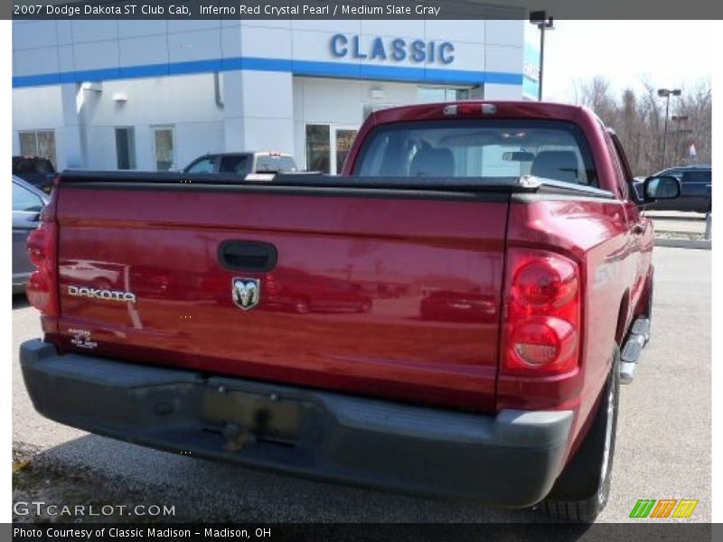 Inferno Red Crystal Pearl / Medium Slate Gray 2007 Dodge Dakota ST Club Cab