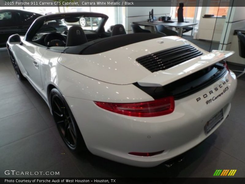 Carrara White Metallic / Black 2015 Porsche 911 Carrera GTS Cabriolet