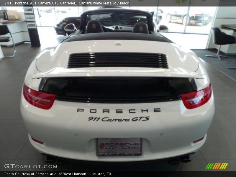 Carrara White Metallic / Black 2015 Porsche 911 Carrera GTS Cabriolet