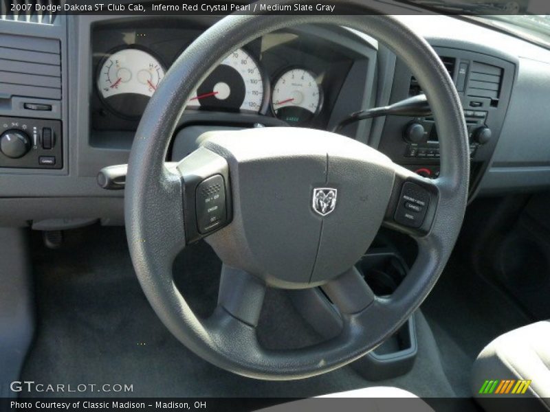 Inferno Red Crystal Pearl / Medium Slate Gray 2007 Dodge Dakota ST Club Cab