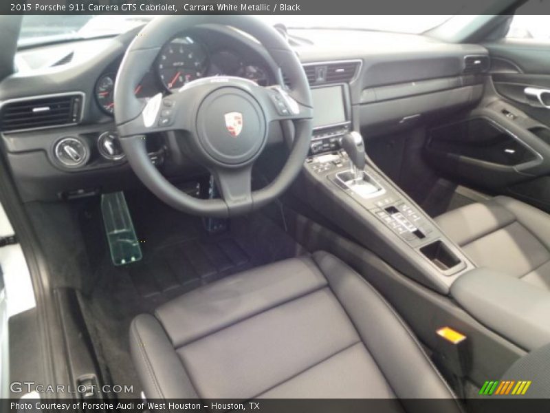  2015 911 Carrera GTS Cabriolet Black Interior