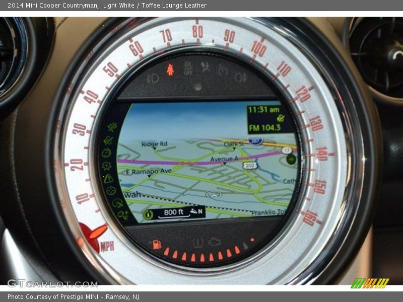 Light White / Toffee Lounge Leather 2014 Mini Cooper Countryman