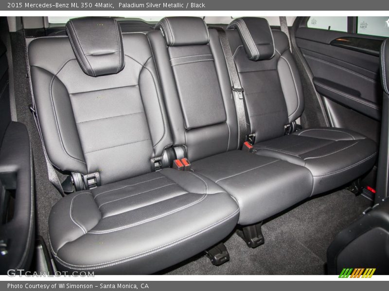 Paladium Silver Metallic / Black 2015 Mercedes-Benz ML 350 4Matic