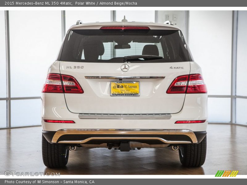 Polar White / Almond Beige/Mocha 2015 Mercedes-Benz ML 350 4Matic