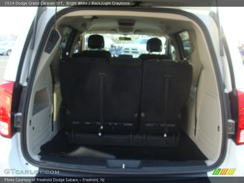Bright White / Black/Light Graystone 2014 Dodge Grand Caravan SXT