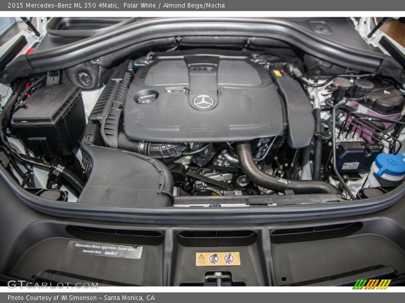 Polar White / Almond Beige/Mocha 2015 Mercedes-Benz ML 350 4Matic