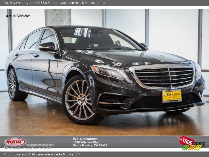 Magnetite Black Metallic / Black 2015 Mercedes-Benz S 550 Sedan