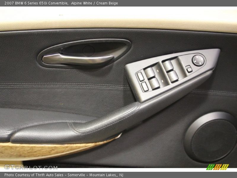 Alpine White / Cream Beige 2007 BMW 6 Series 650i Convertible