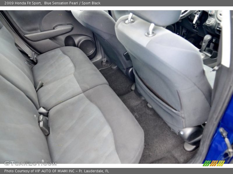 Blue Sensation Pearl / Sport Black 2009 Honda Fit Sport