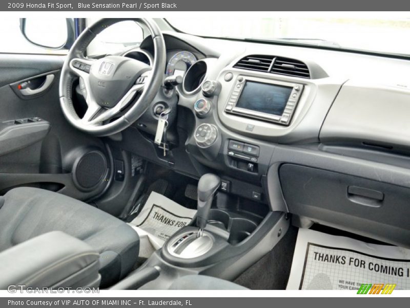 Dashboard of 2009 Fit Sport
