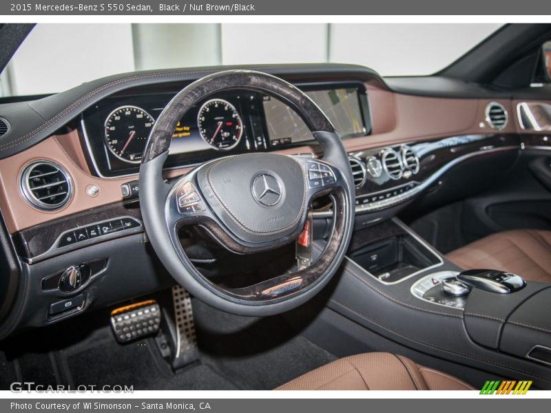 Black / Nut Brown/Black 2015 Mercedes-Benz S 550 Sedan