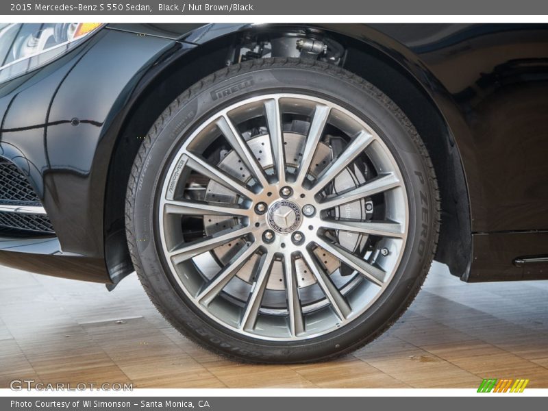 Black / Nut Brown/Black 2015 Mercedes-Benz S 550 Sedan