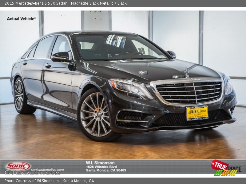 Magnetite Black Metallic / Black 2015 Mercedes-Benz S 550 Sedan