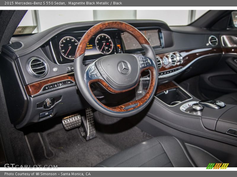 Magnetite Black Metallic / Black 2015 Mercedes-Benz S 550 Sedan