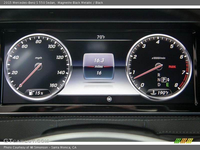 Magnetite Black Metallic / Black 2015 Mercedes-Benz S 550 Sedan