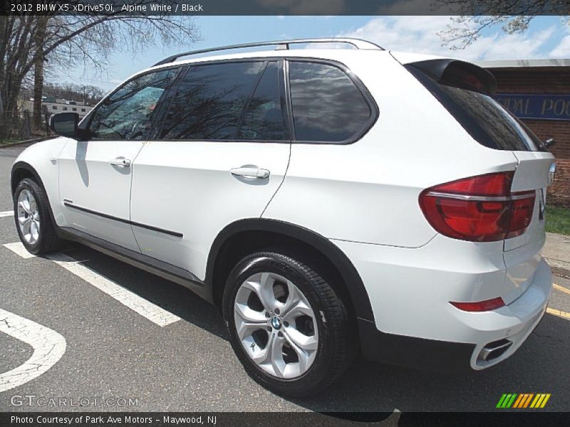 Alpine White / Black 2012 BMW X5 xDrive50i