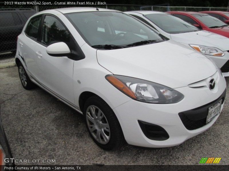 Crystal White Pearl Mica / Black 2013 Mazda MAZDA2 Sport