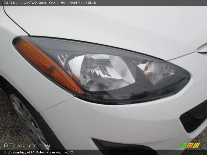 Crystal White Pearl Mica / Black 2013 Mazda MAZDA2 Sport