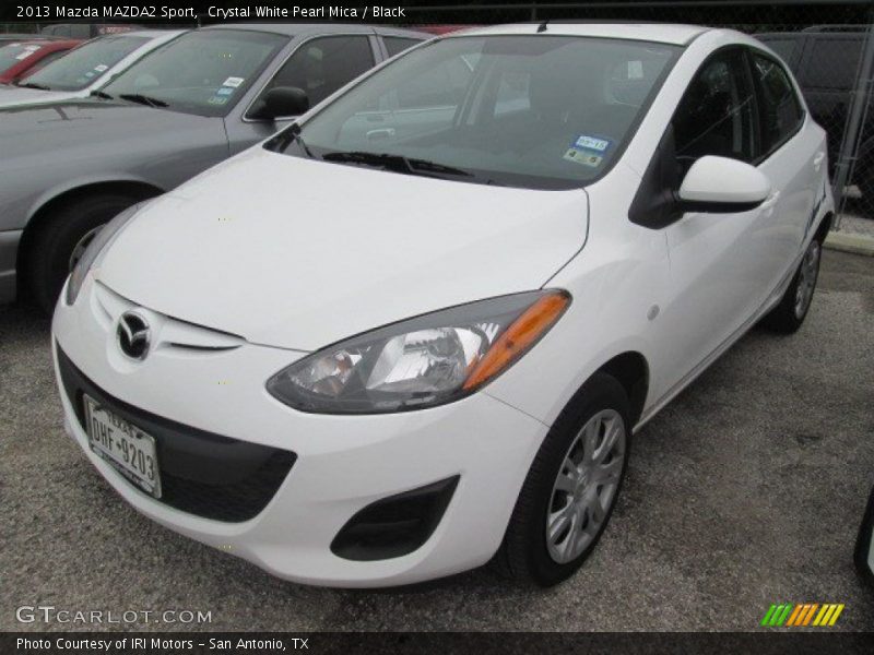 Crystal White Pearl Mica / Black 2013 Mazda MAZDA2 Sport