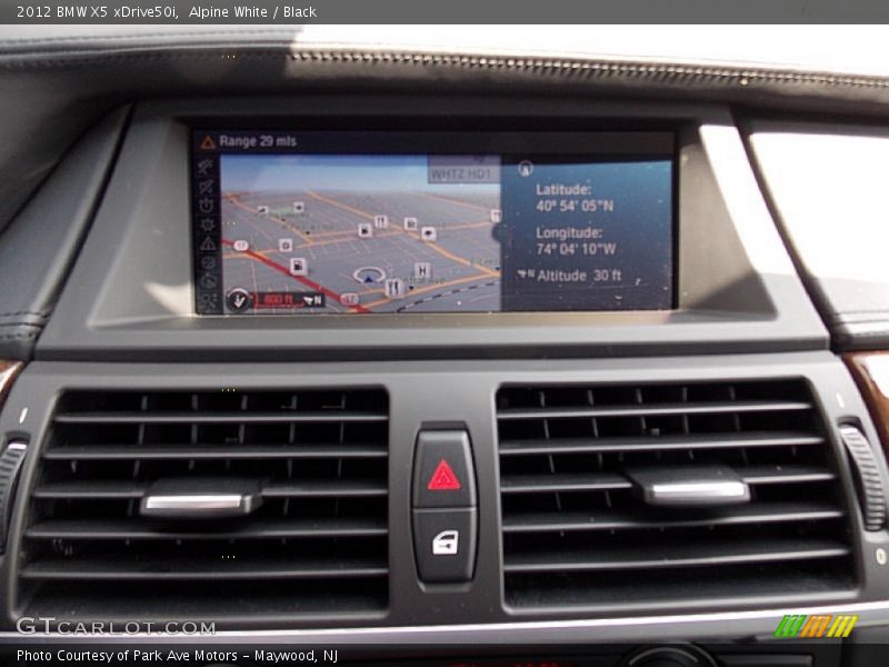 Alpine White / Black 2012 BMW X5 xDrive50i