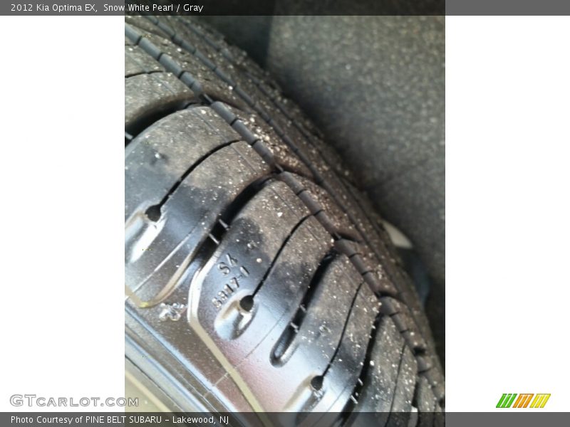 Snow White Pearl / Gray 2012 Kia Optima EX