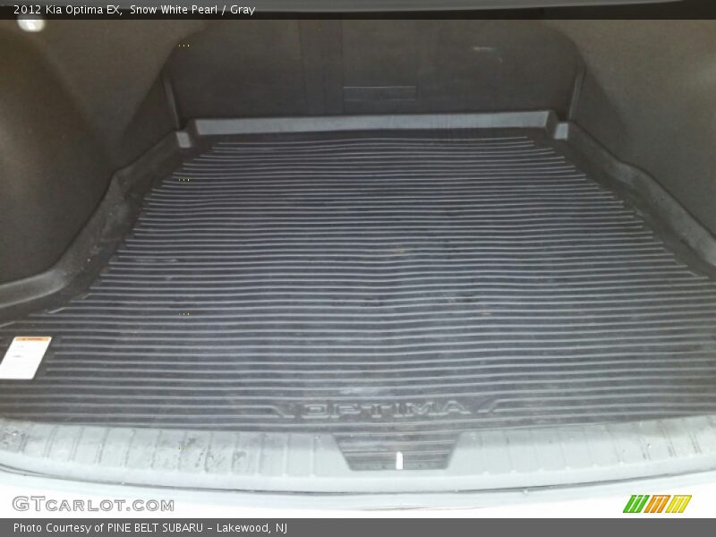Snow White Pearl / Gray 2012 Kia Optima EX
