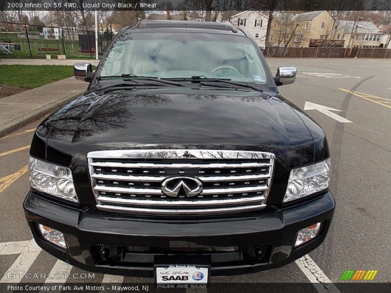 Liquid Onyx Black / Wheat 2009 Infiniti QX 56 4WD