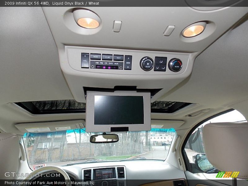 Liquid Onyx Black / Wheat 2009 Infiniti QX 56 4WD
