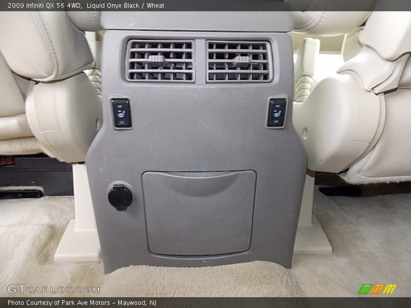 Liquid Onyx Black / Wheat 2009 Infiniti QX 56 4WD