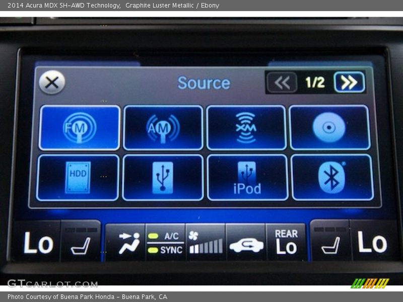 Graphite Luster Metallic / Ebony 2014 Acura MDX SH-AWD Technology