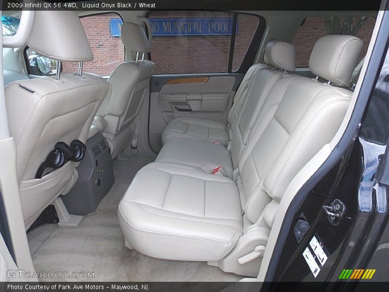 Liquid Onyx Black / Wheat 2009 Infiniti QX 56 4WD