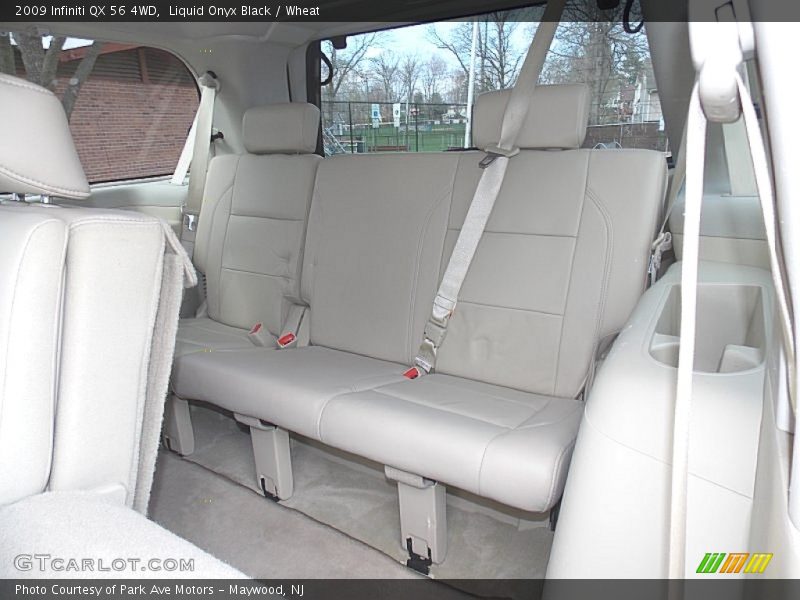 Liquid Onyx Black / Wheat 2009 Infiniti QX 56 4WD