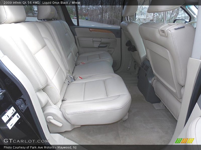 Liquid Onyx Black / Wheat 2009 Infiniti QX 56 4WD