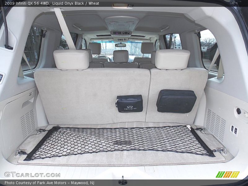 Liquid Onyx Black / Wheat 2009 Infiniti QX 56 4WD