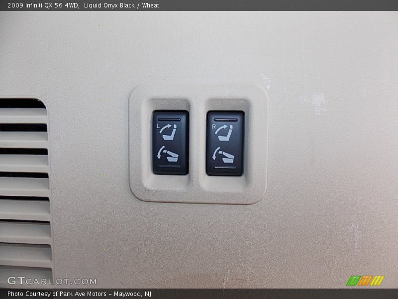 Liquid Onyx Black / Wheat 2009 Infiniti QX 56 4WD