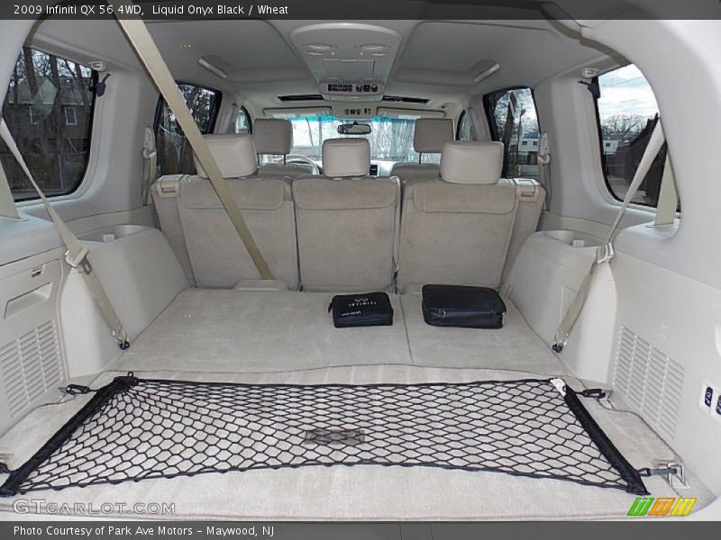 Liquid Onyx Black / Wheat 2009 Infiniti QX 56 4WD