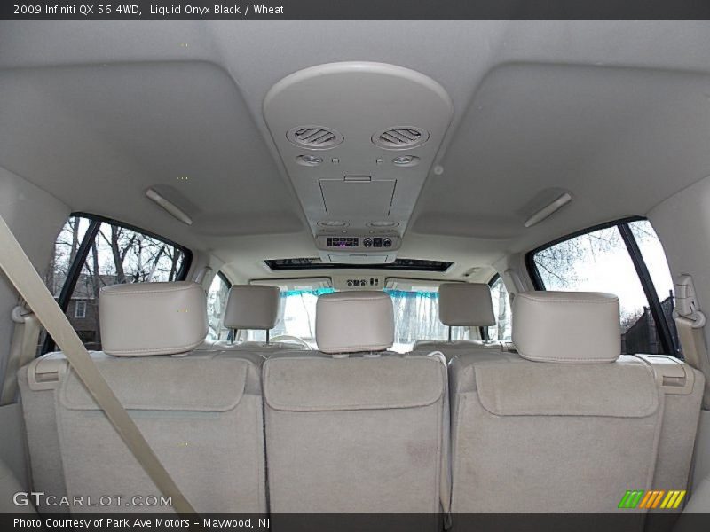 Liquid Onyx Black / Wheat 2009 Infiniti QX 56 4WD