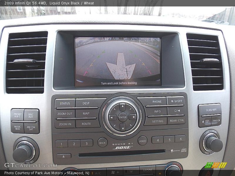 Liquid Onyx Black / Wheat 2009 Infiniti QX 56 4WD